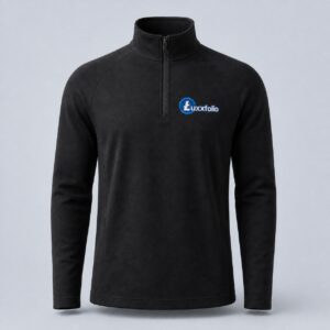 Luxxfolio Technical Quarter-Zip - Black